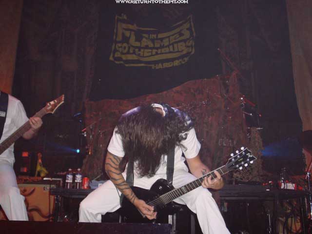 [in flames on Aug 17, 2002 at The Palladium (Worcester, MA)]