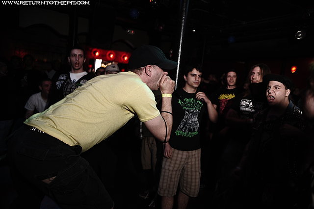 [mouth sewn shut on May 8, 2009 at Club Hell (Providence, RI)]