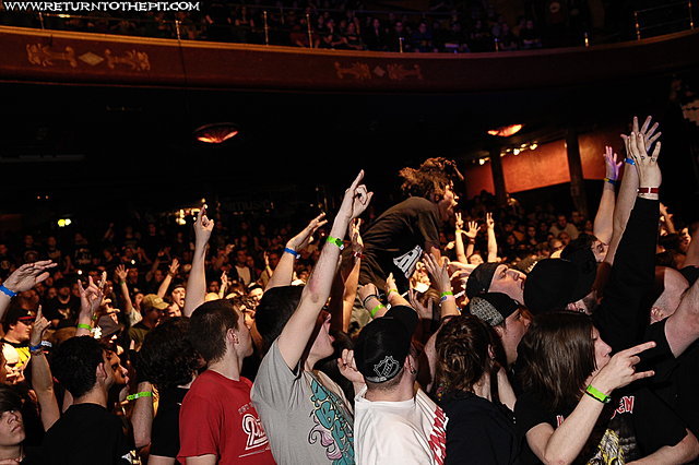 [the acacia strain on Apr 17, 2009 at the Palladium - Mainstage (Worcester, MA)]