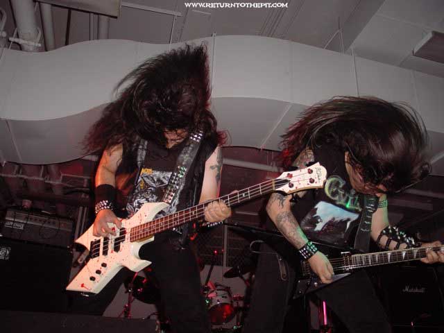 [the chasm on Jul 26, 2002 at Milwaukee Metalfest Day 1 nightfall (Milwaukee, WI)]